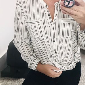 NWOT Lucky Brand 🍀  Striped Blouse